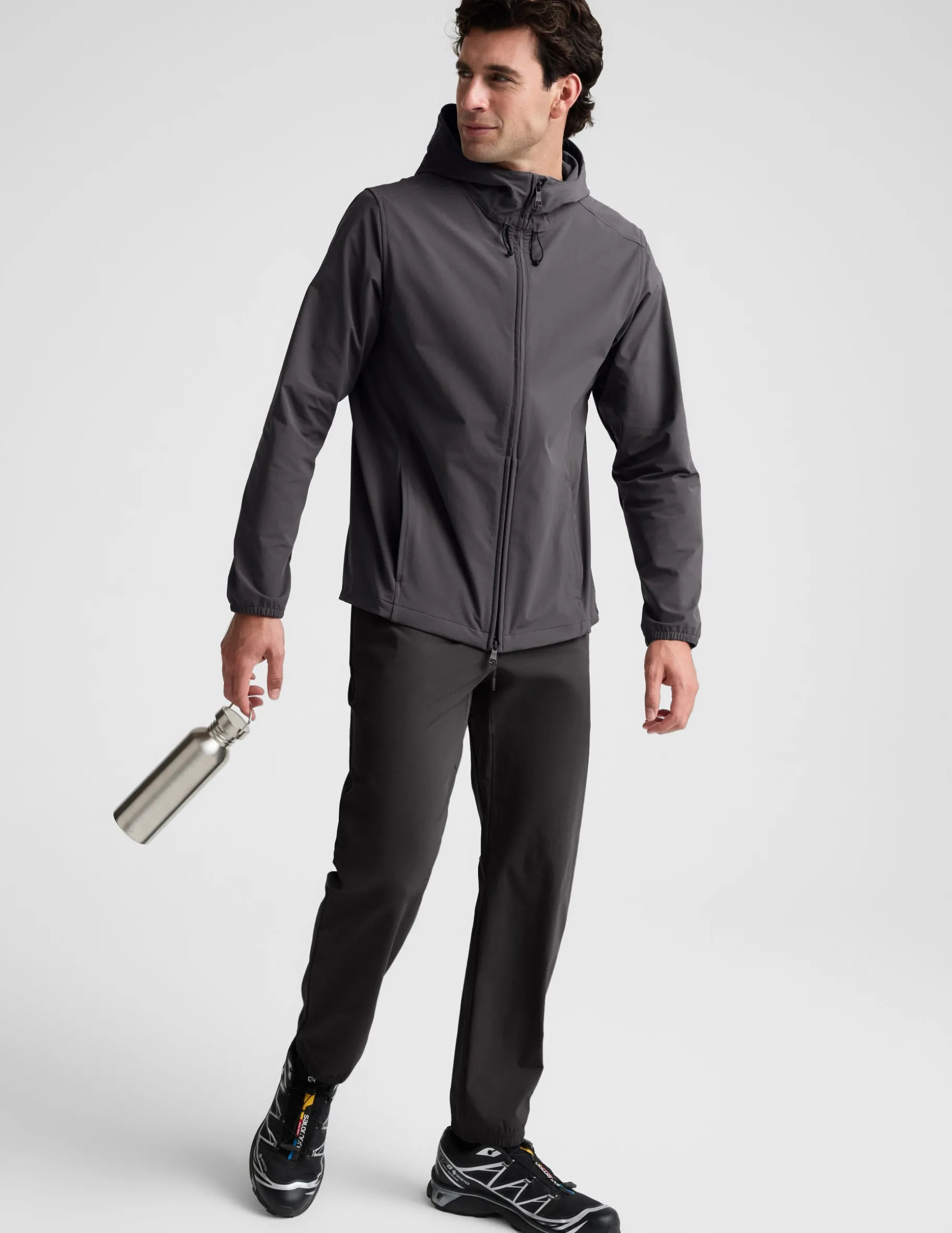 AirLite Men's Hooded Full Zip Jacket
