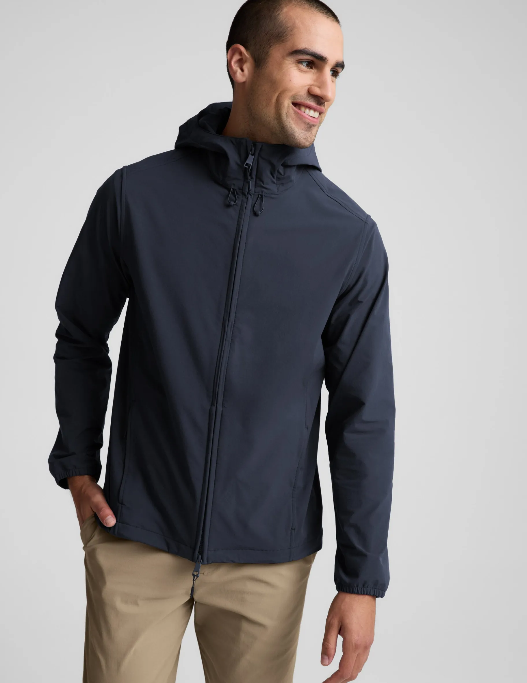 AirLite Men's Hooded Full Zip Jacket