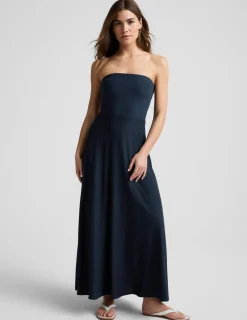 Featherweight Strapless Maxi Dress