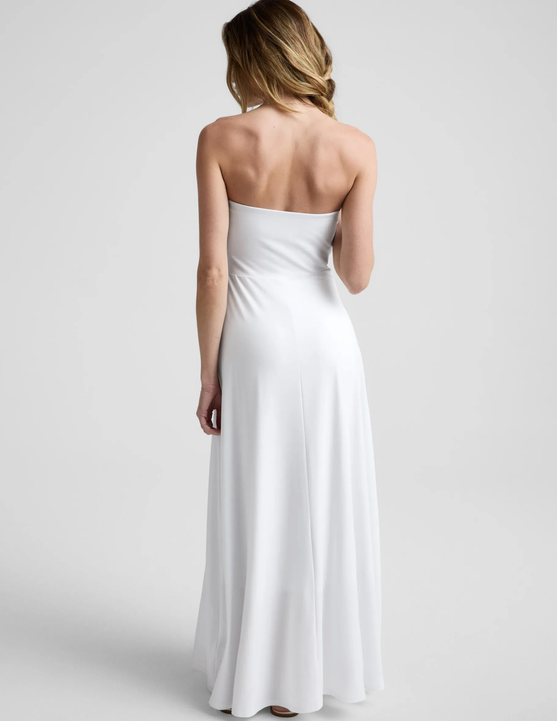 Featherweight Strapless Maxi Dress