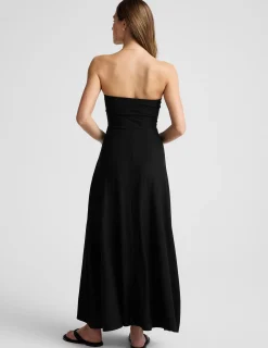 Featherweight Strapless Maxi Dress