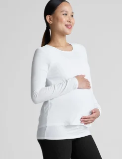 Featherweight Under Wraps Nursing Overlap Tee