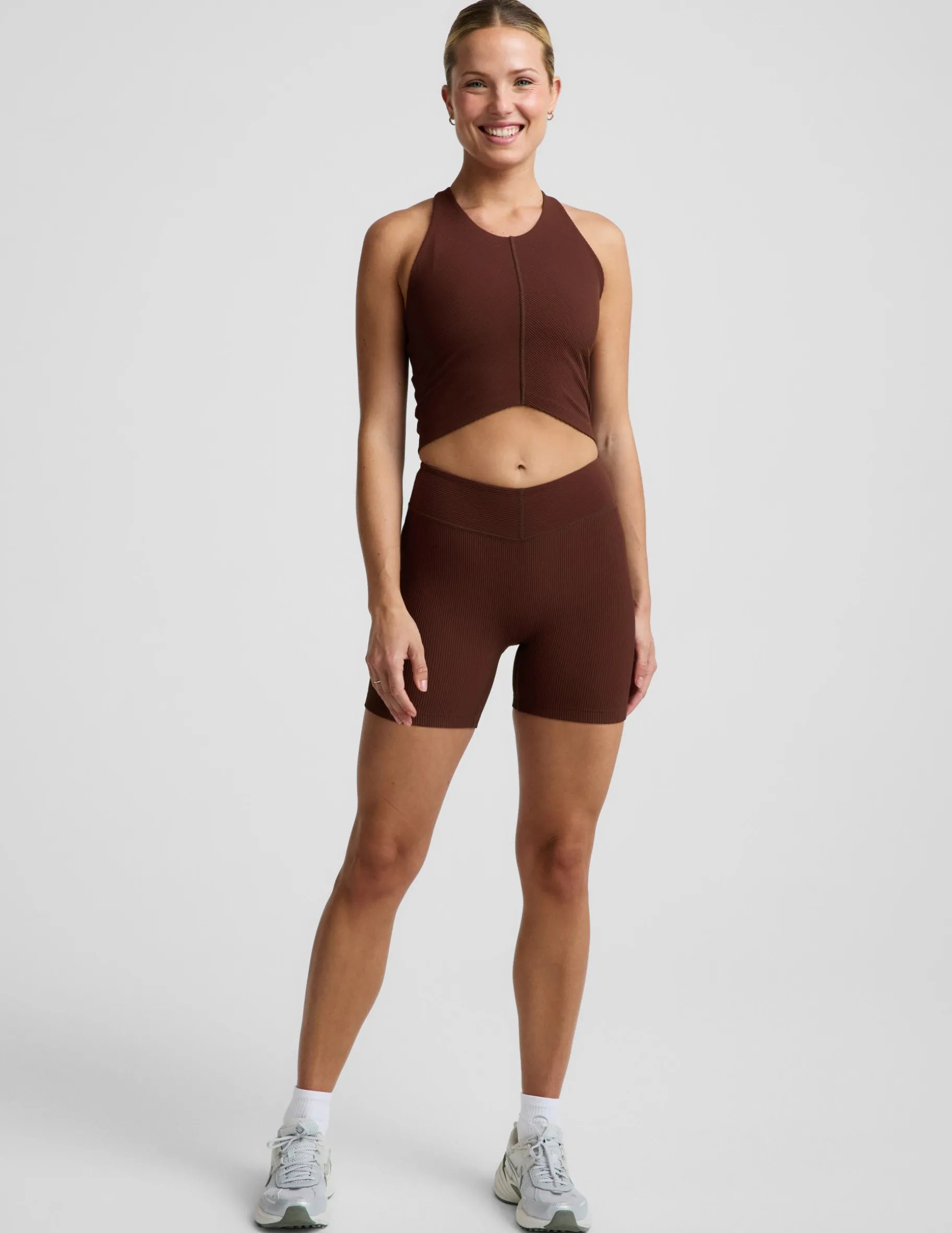 Impulse Ribbed High Neck Tank