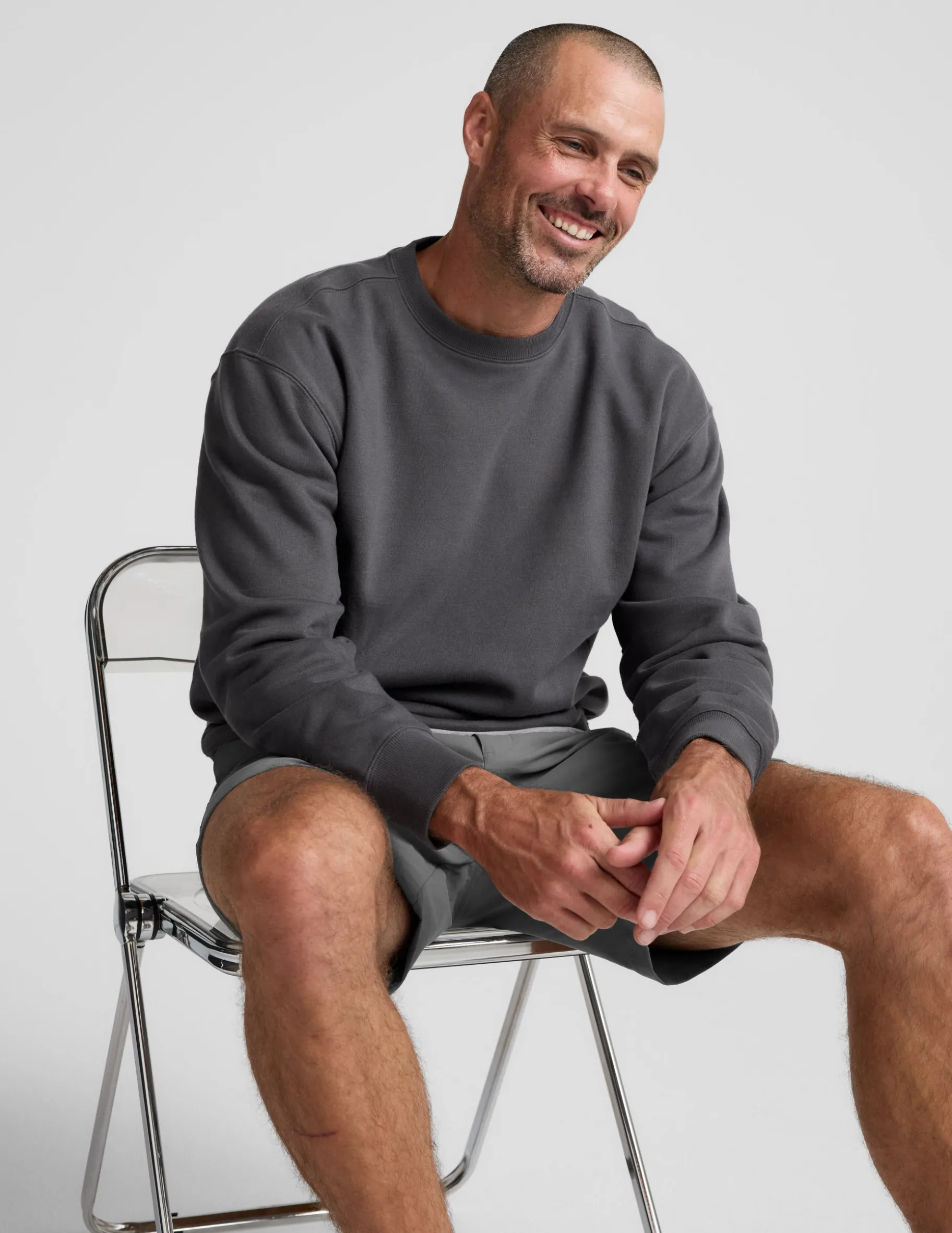 LuxeFleece™ Men's Crewneck Pullover