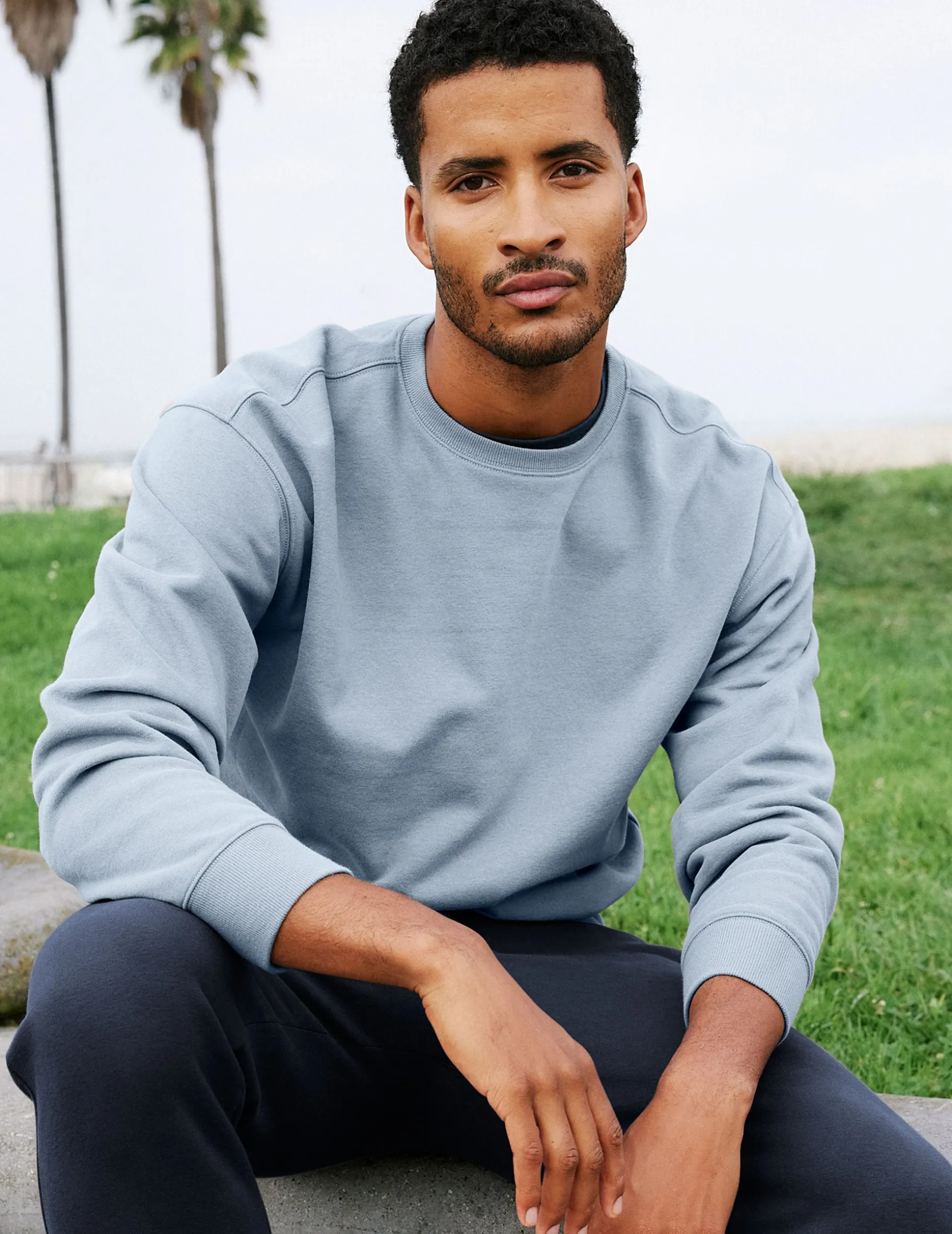 LuxeFleece™ Men's Crewneck Pullover