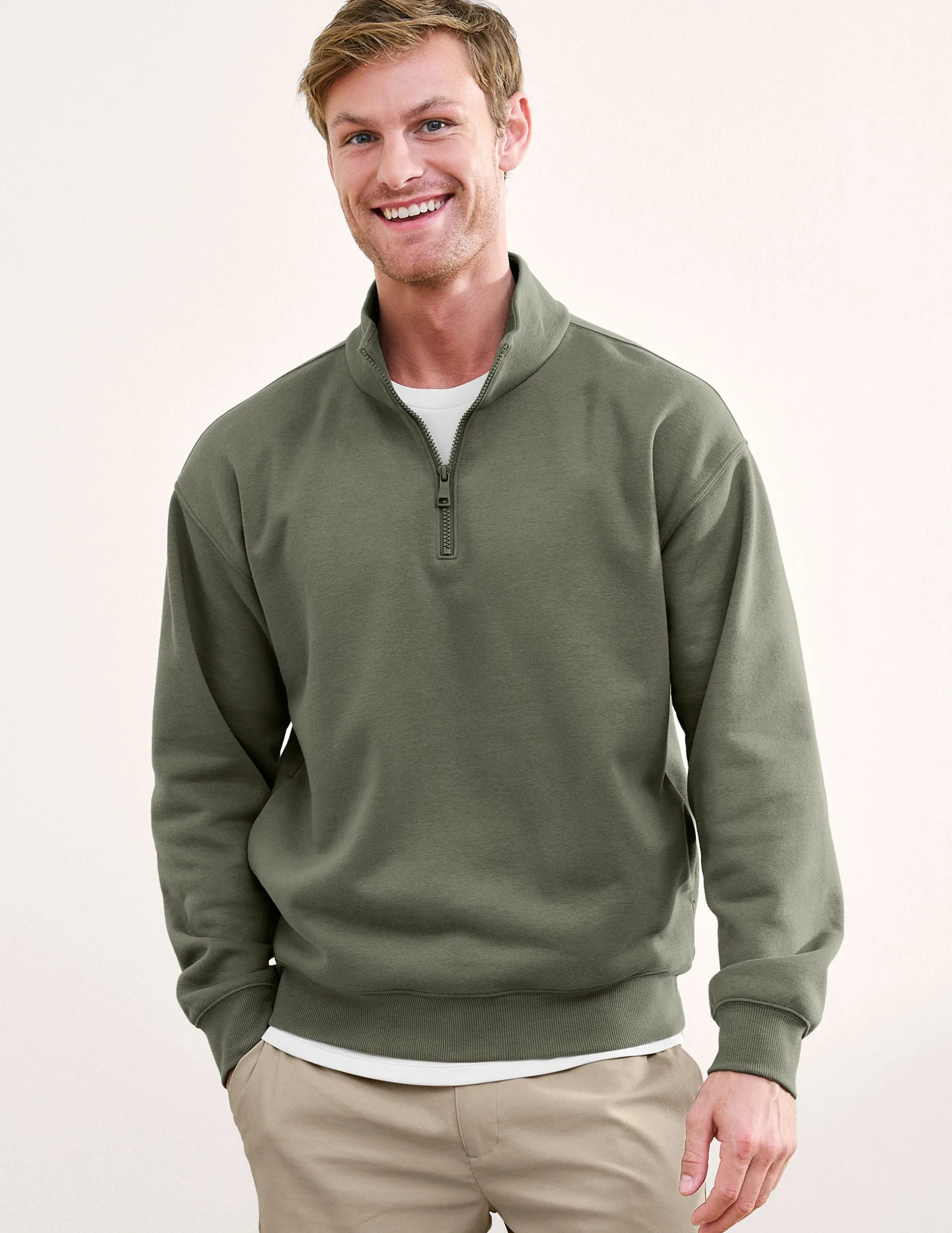 LuxeFleece™ Men's Half Zip Pullover