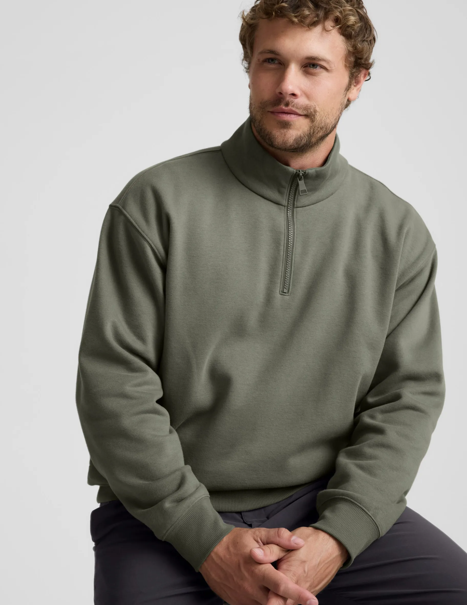 LuxeFleece™ Men's Half Zip Pullover