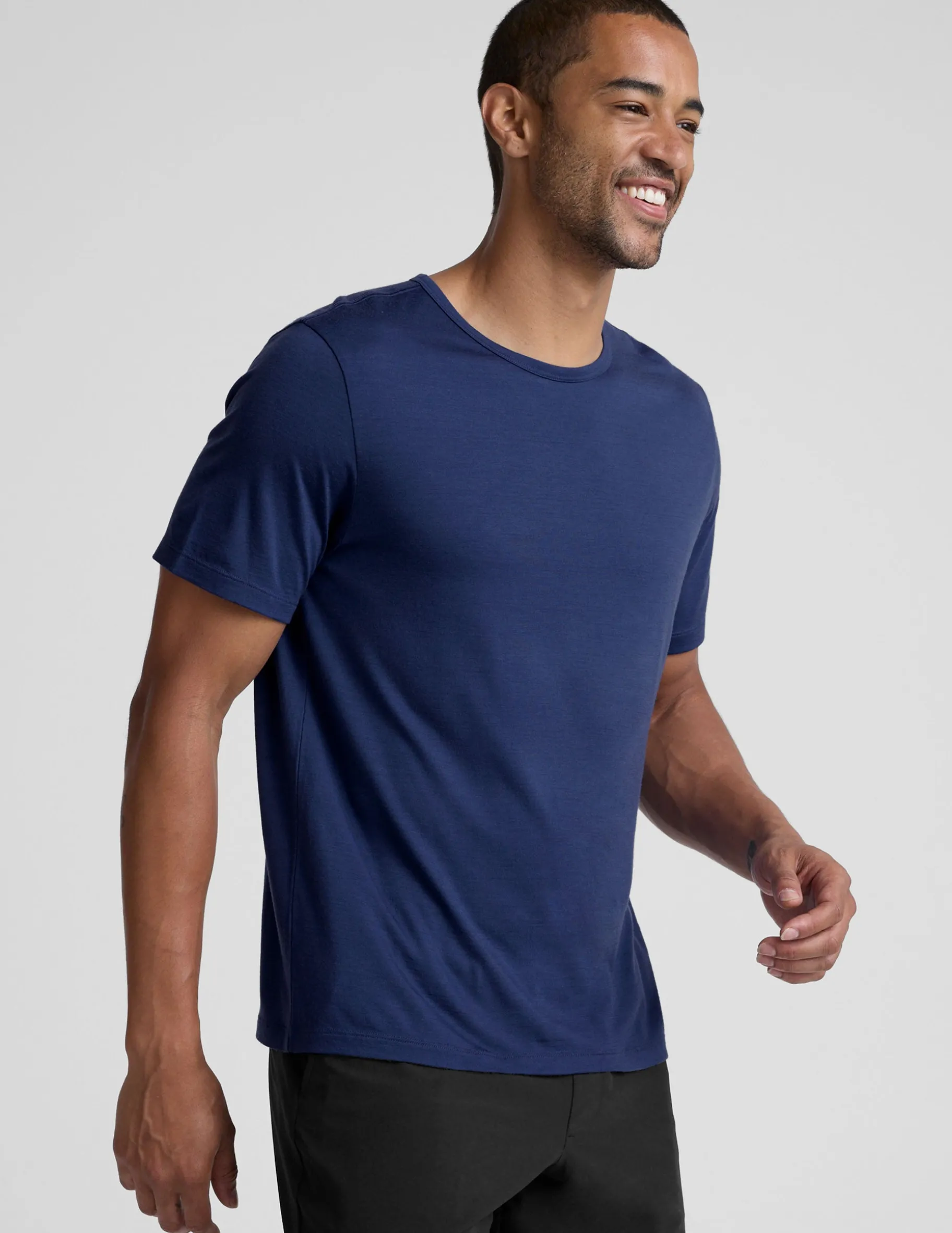 Merino Wool Men's Short Sleeve Crew