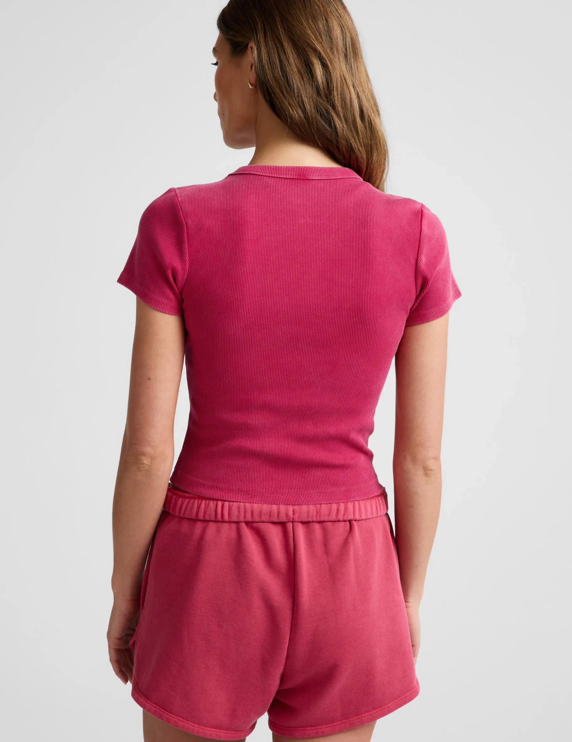 On Repeat Rib Baby Tee