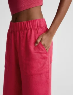 SoftWash Linen Easy Wide Leg Pant 29"