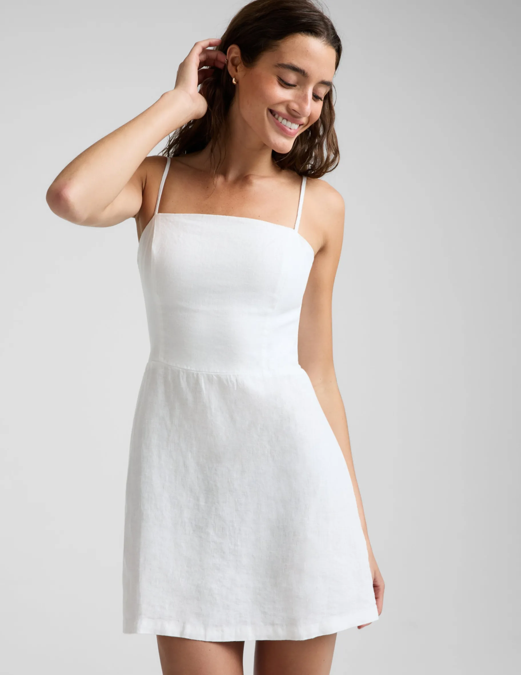 SoftWash Linen Seaside Mini Dress