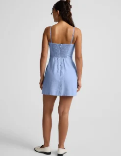 SoftWash Linen Seaside Mini Dress