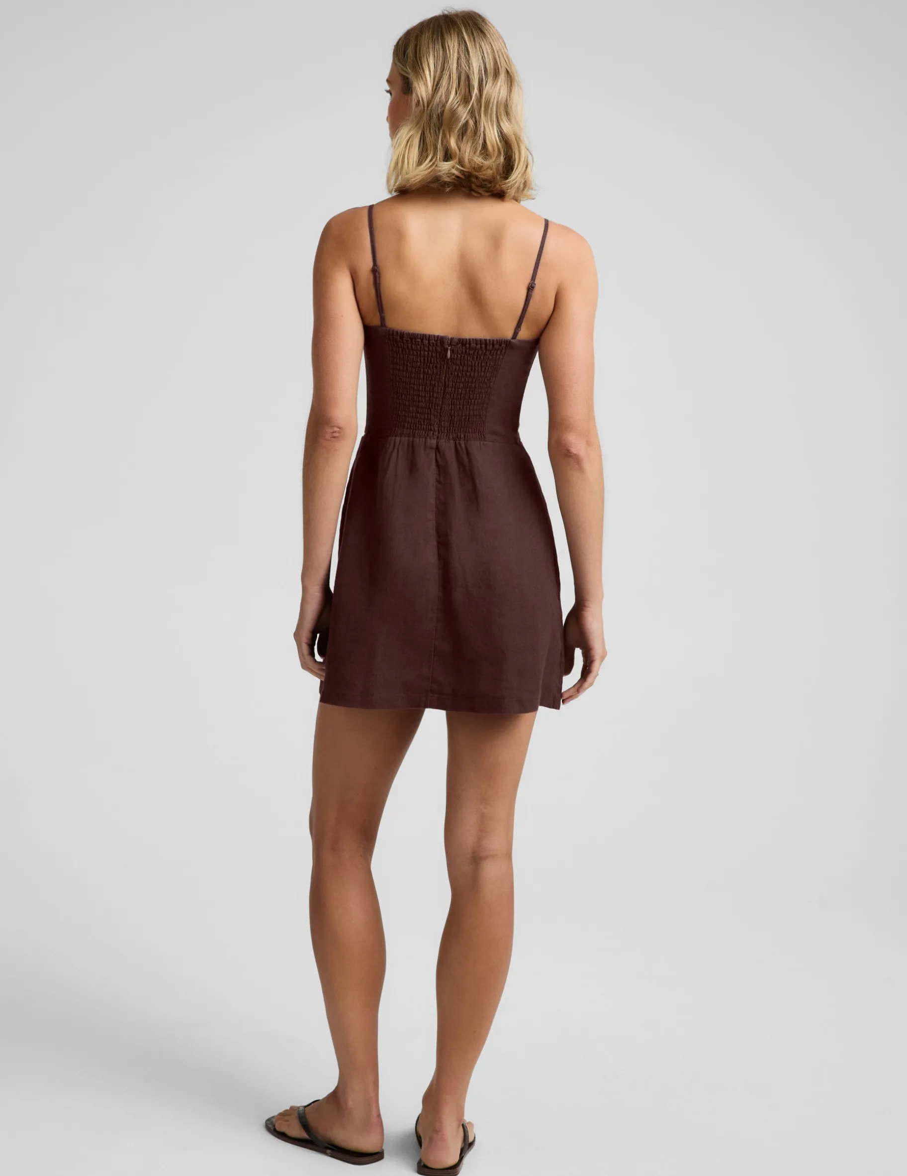 SoftWash Linen Seaside Mini Dress