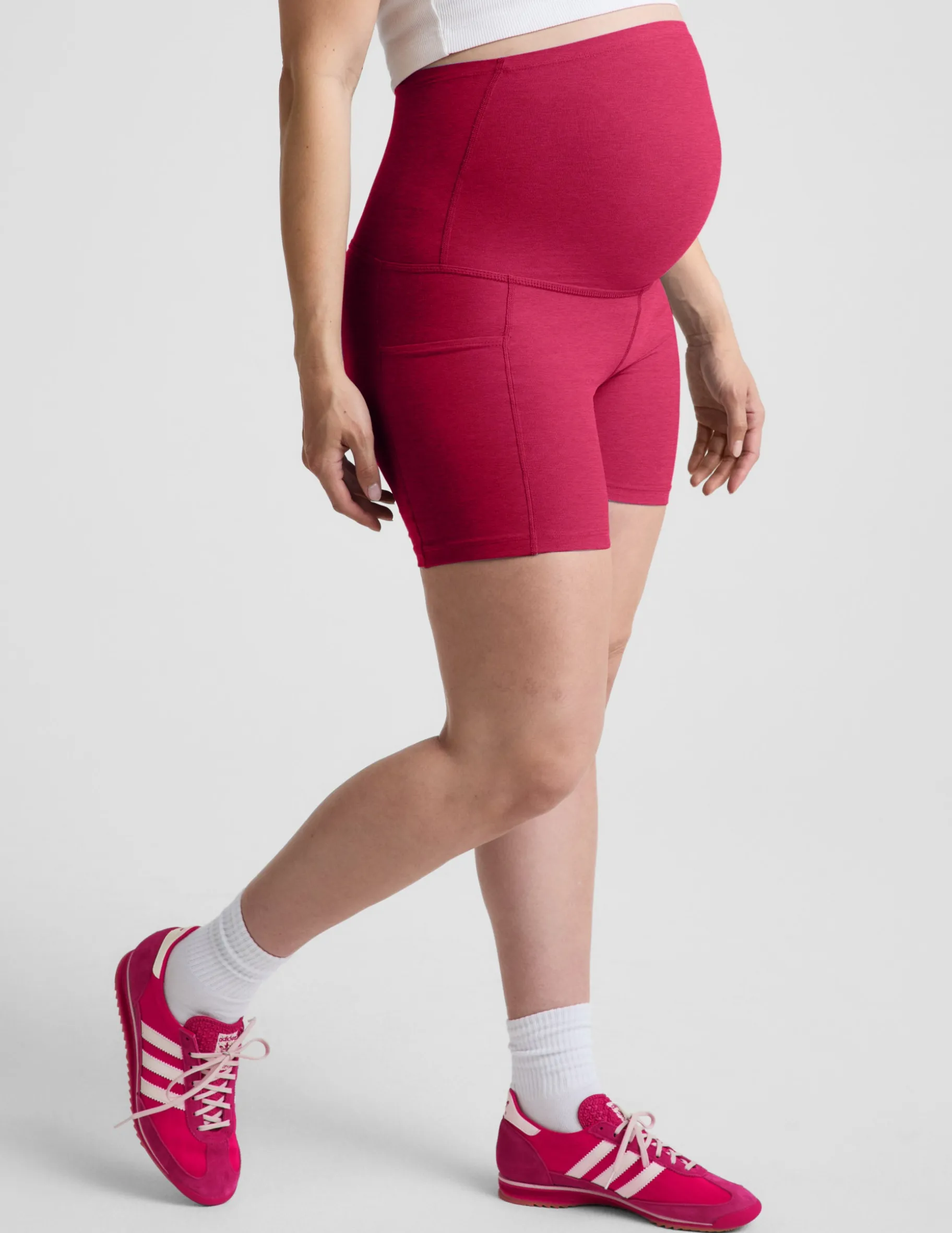 Spacedye™ Keep Pace 5" Maternity Pocket Biker Short