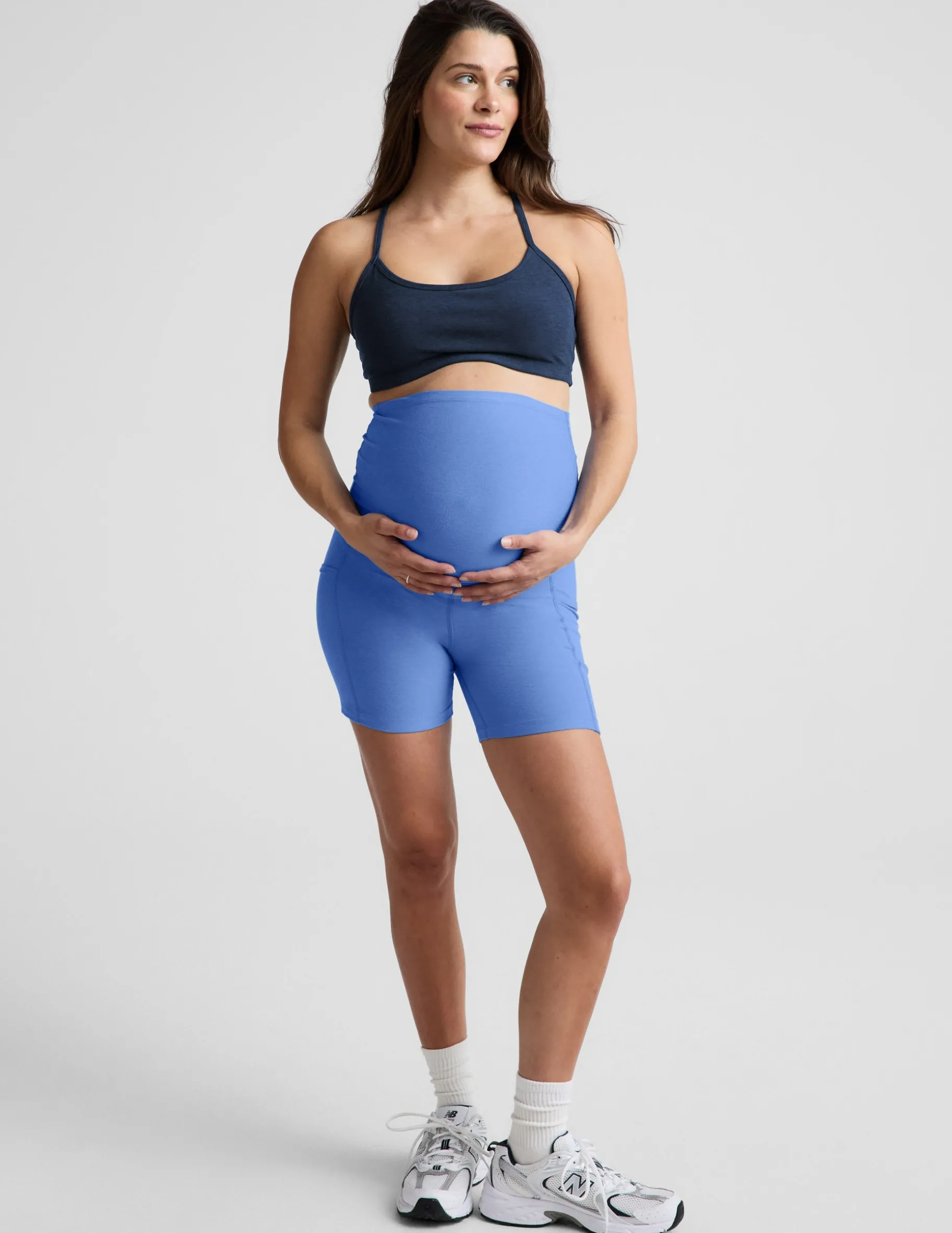 Spacedye™ Keep Pace 5" Maternity Pocket Biker Short
