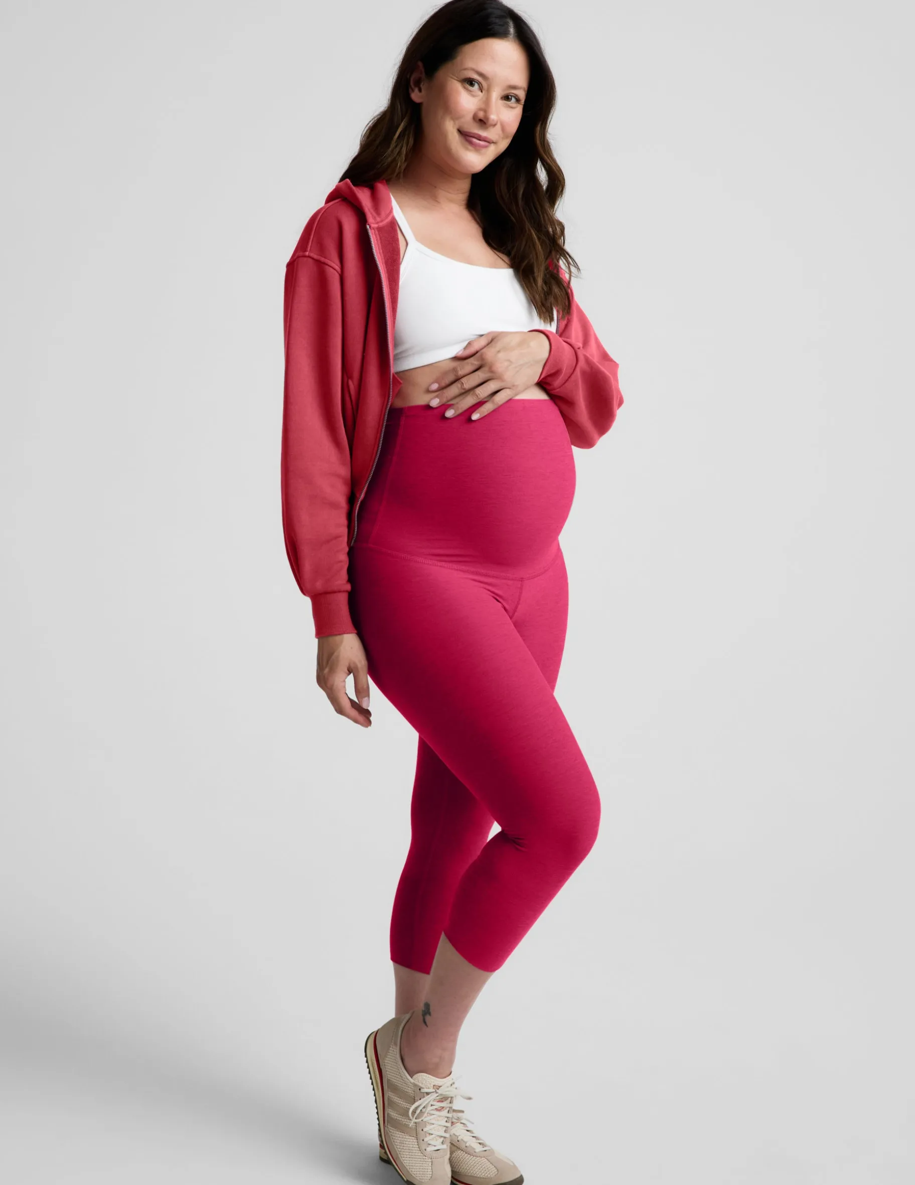 Spacedye™ Love The Bump Maternity 20.5" Capri Legging