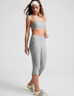 Spacedye™ Mid-Rise Slit Pedal Pusher Legging