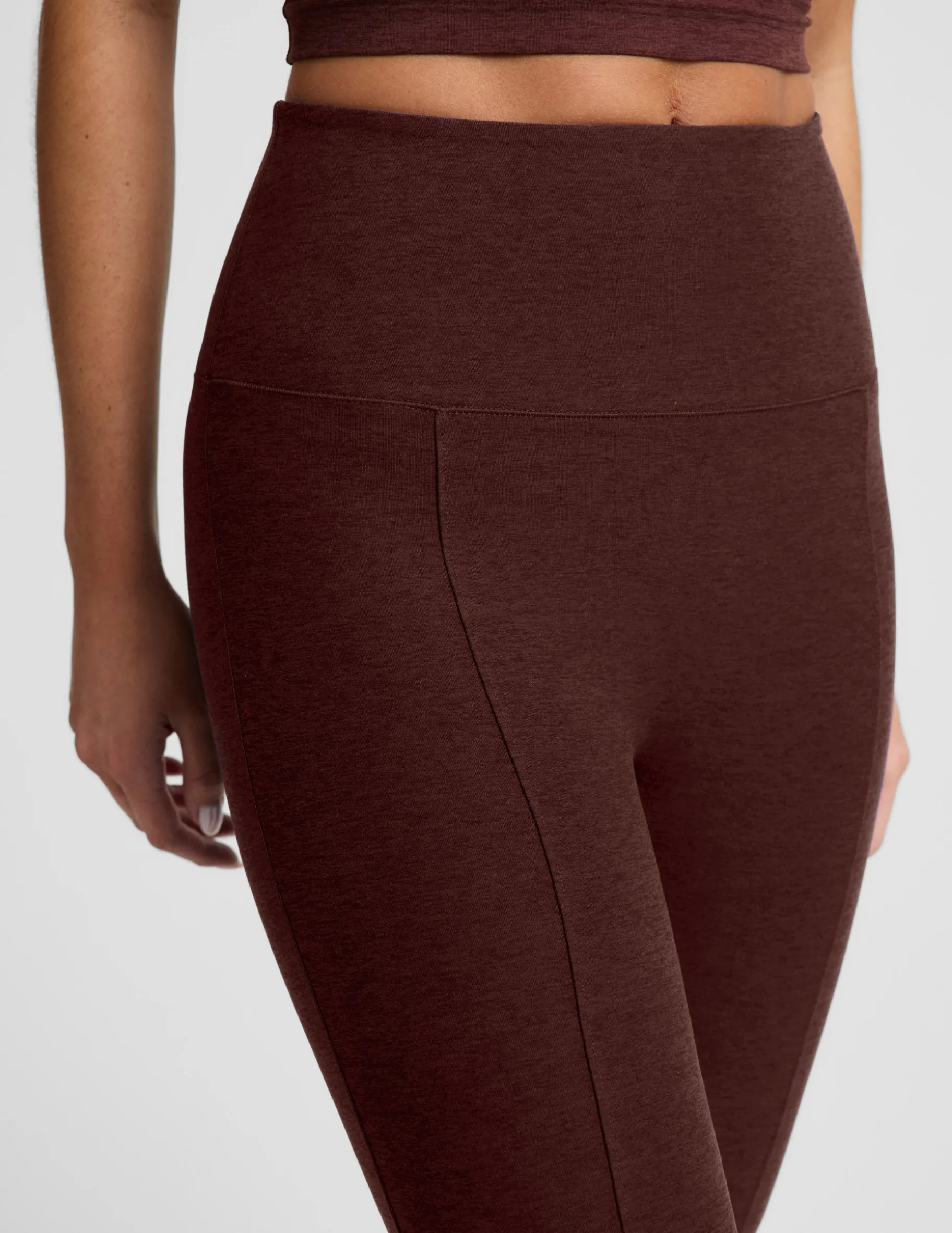 Spacedye™ Pintuck Kick Flare High Waisted Pant