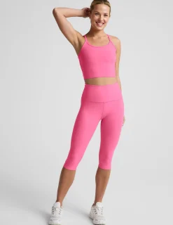 Spacedye™ Slim Racerback Cropped Tank