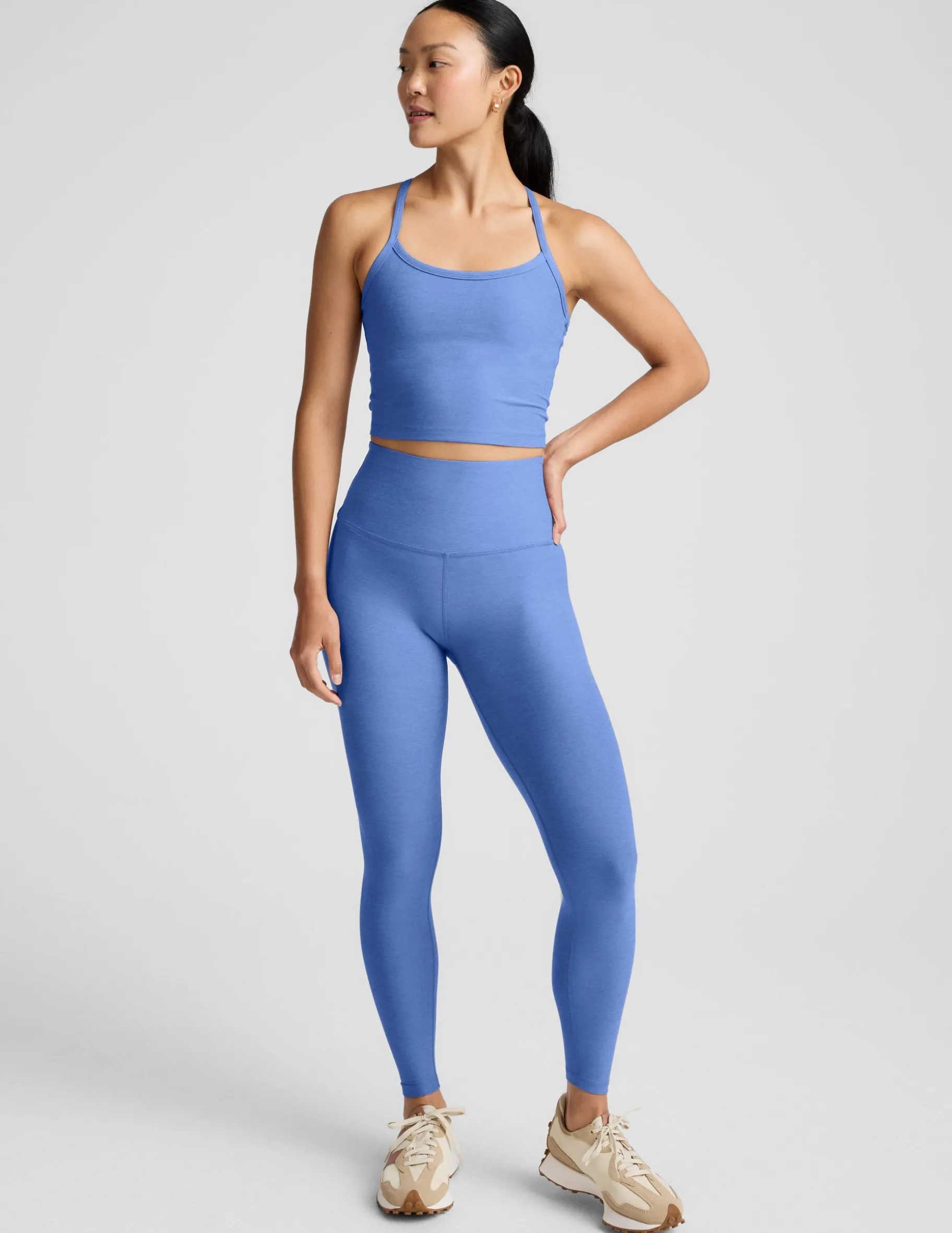 Spacedye™ Slim Racerback Cropped Tank