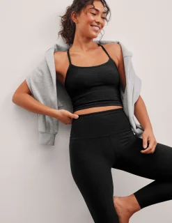 Spacedye™ Slim Racerback Cropped Tank