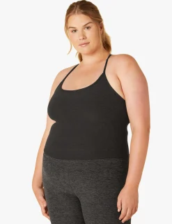 Spacedye™ Slim Racerback Cropped Tank