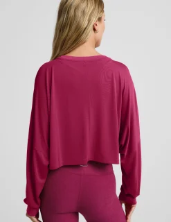 Studio Luxe Cropped Long Sleeve Tee