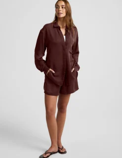 Sunkissed Cupro Button Down