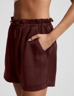 Sunkissed Cupro Drawstring Short