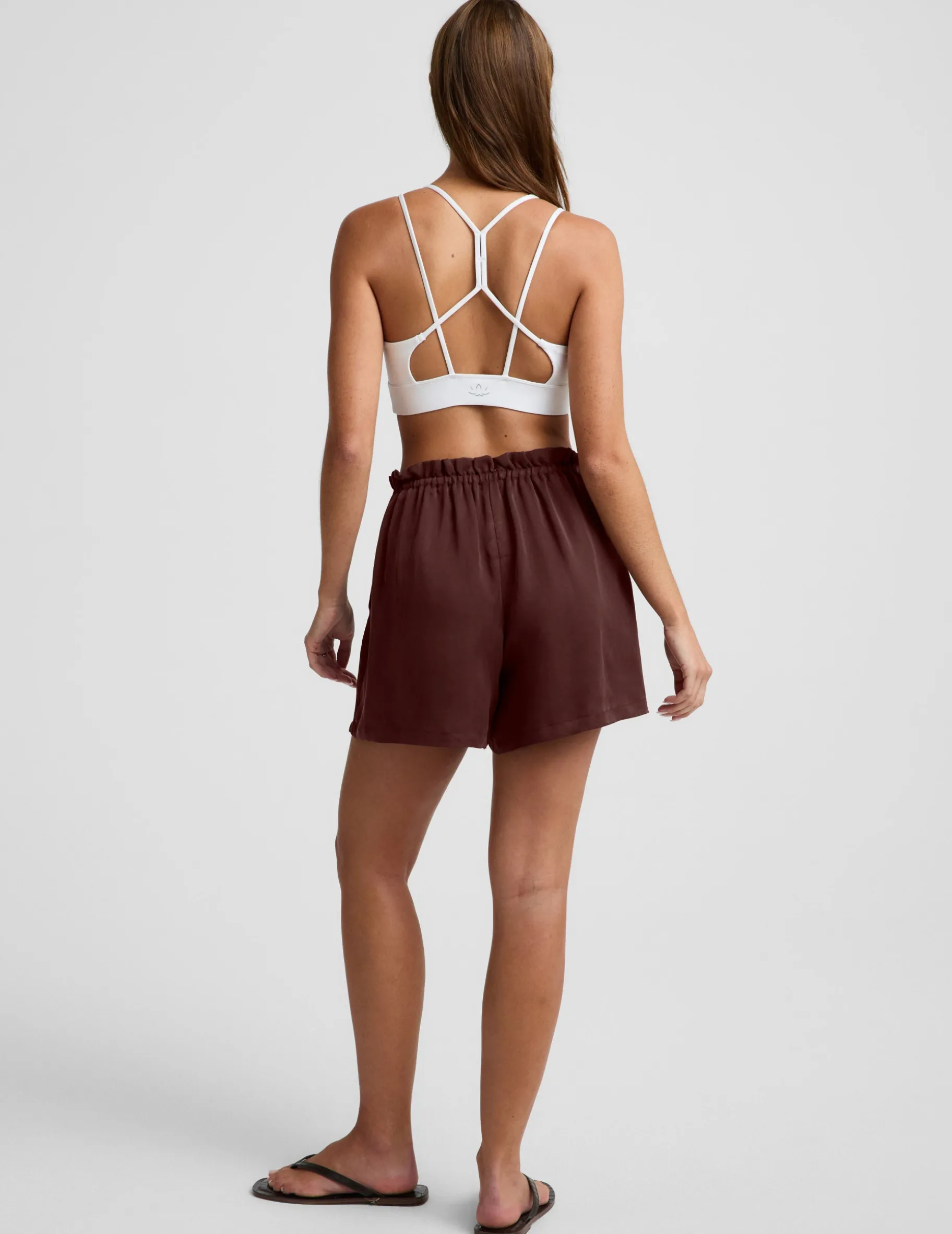 Sunkissed Cupro Drawstring Short