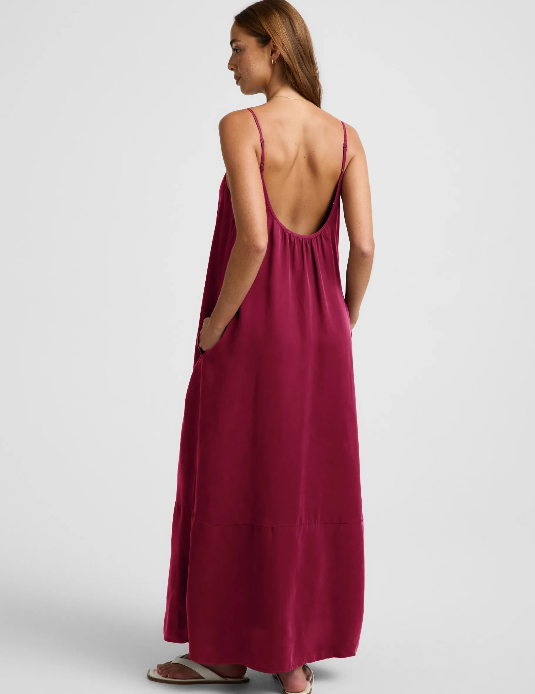 Sunkissed Cupro Maxi Dress