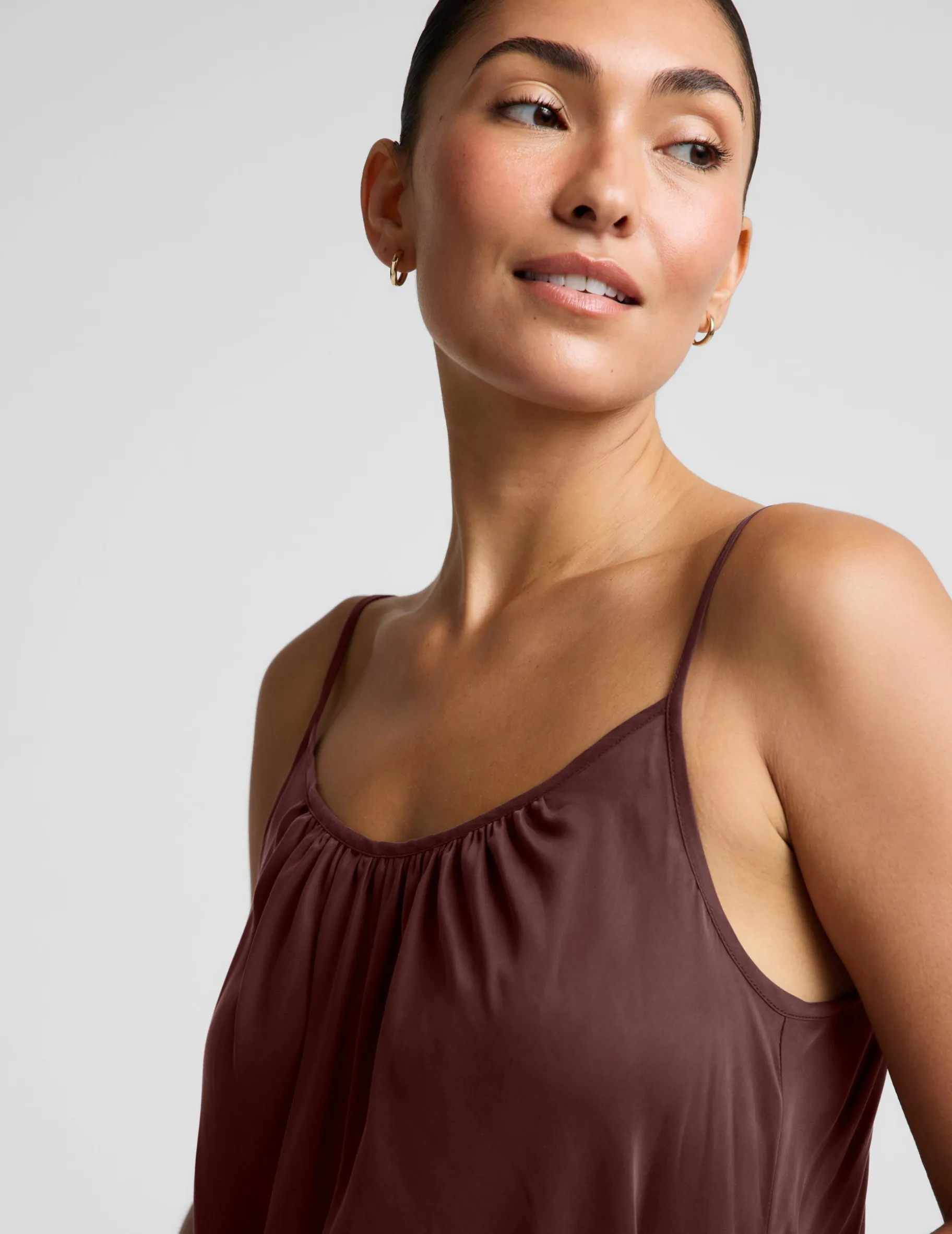 Sunkissed Cupro Mini Dress