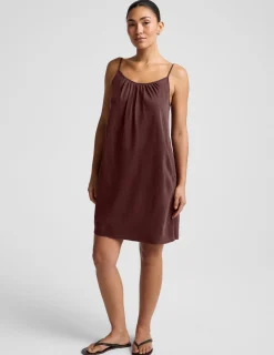 Sunkissed Cupro Mini Dress