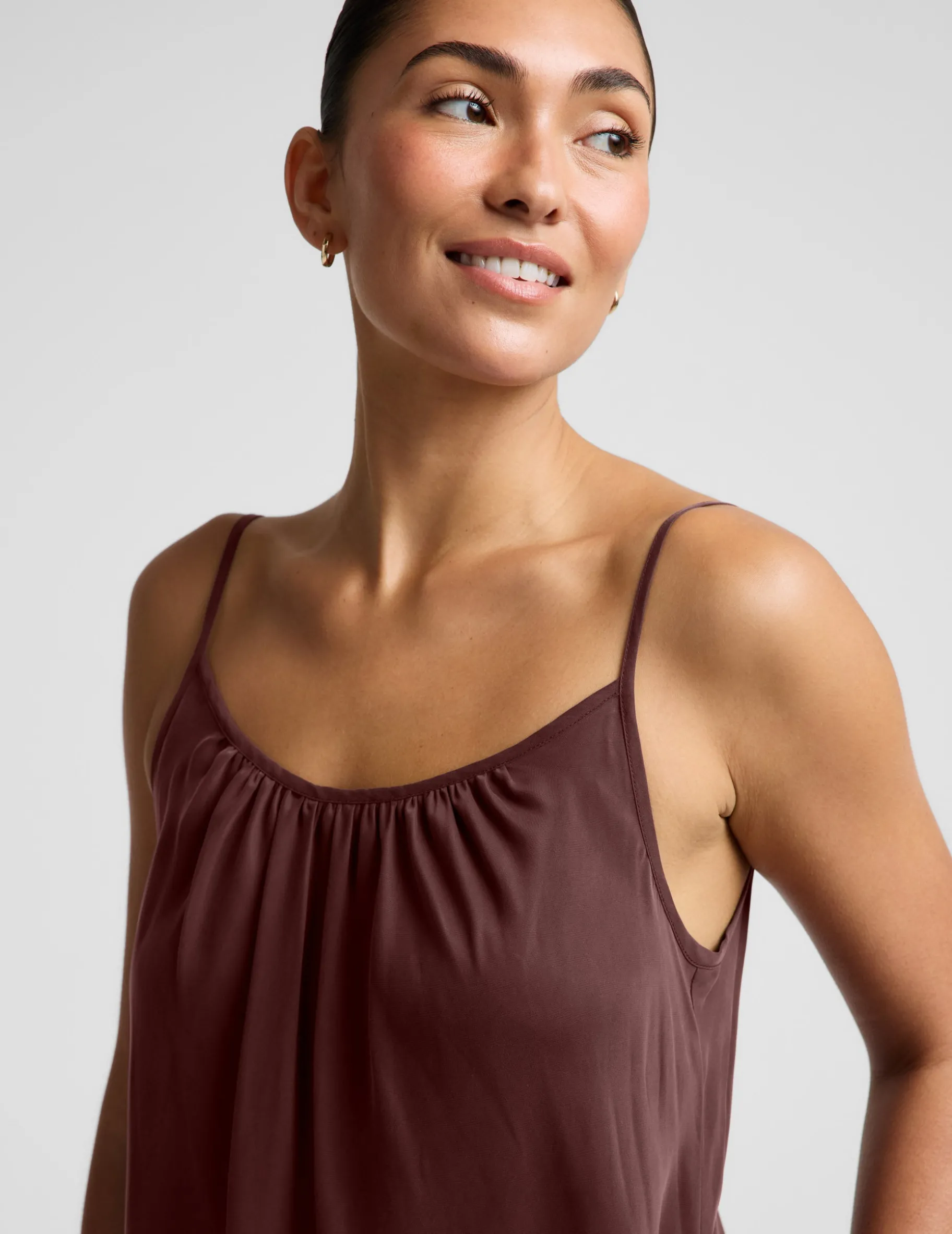 Sunkissed Cupro Mini Dress