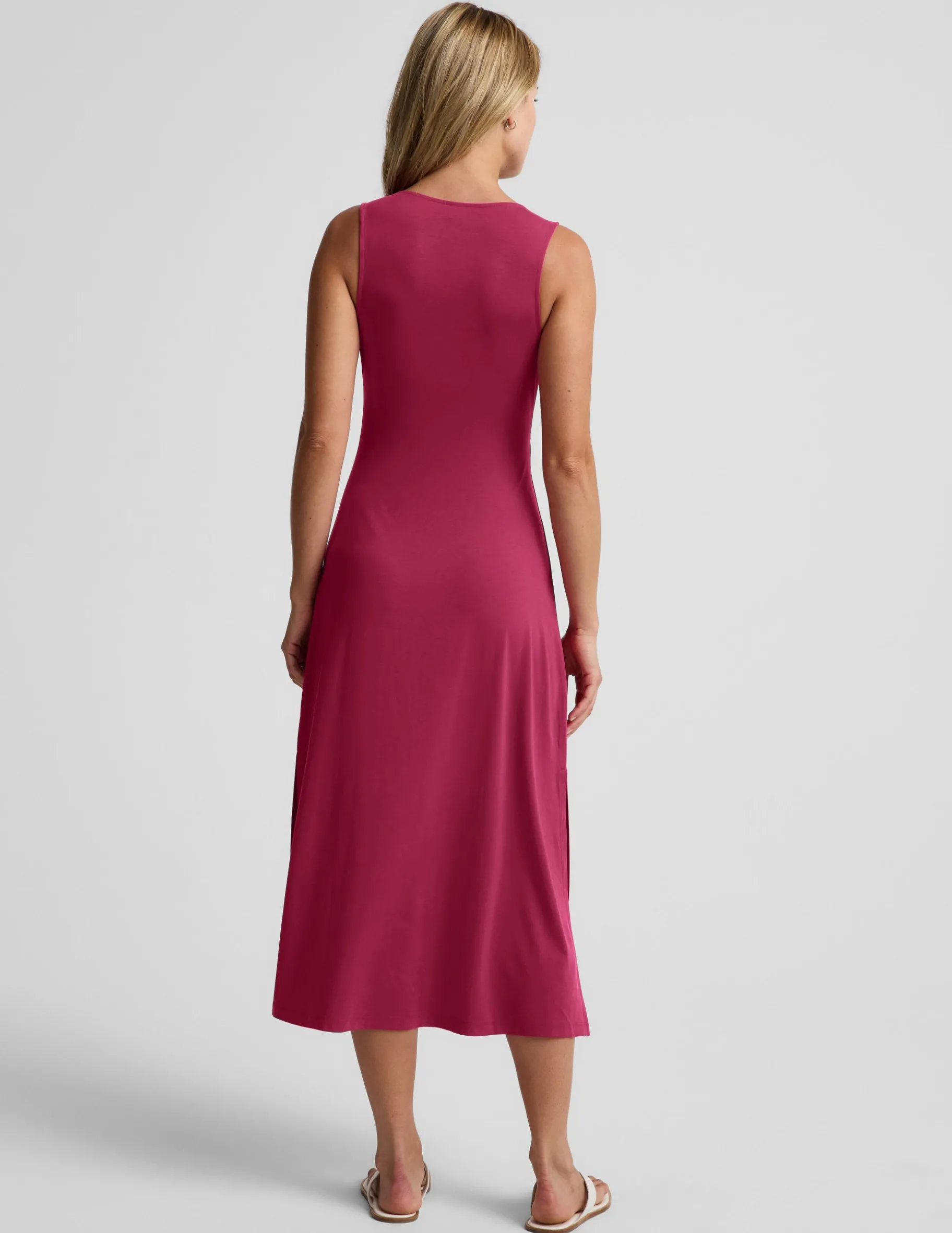 Twist Cutout Midi Dress